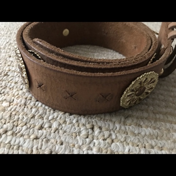 Free People Embellished tan/brown/beige belt - Picture 5 of 5